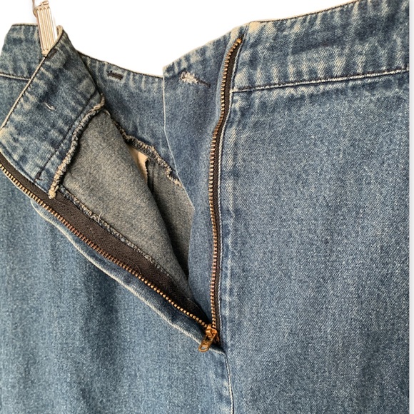 LIZSPORT pencil vintage mini denim skirt - Picture 7 of 9